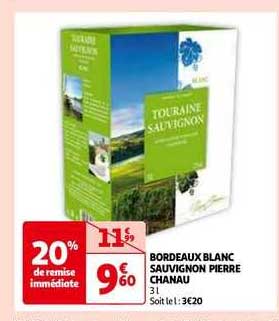 bordeaux blanc sauvignon pierre chanau