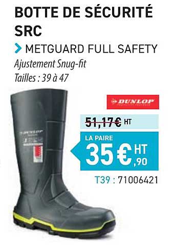 botte de sécurité src