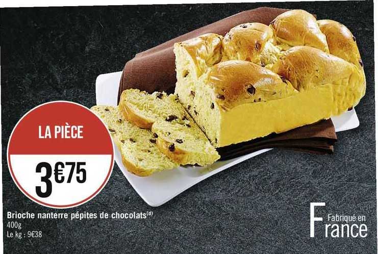 Brioche Nanterre Pépites De Chocolats