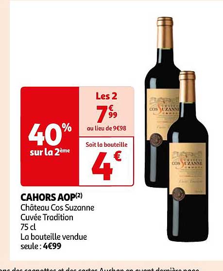 cahors aop château cos suzanne cuvée tradition