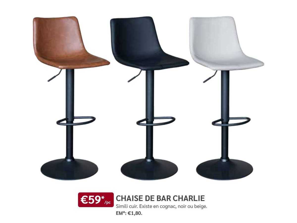 chaise de bar charlie