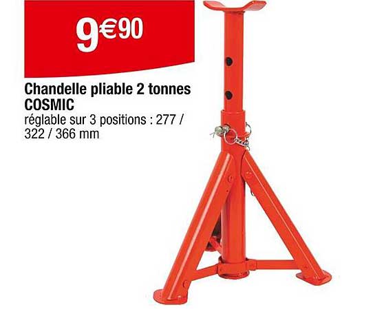 chandelle pliable 2 tonnes cosmic