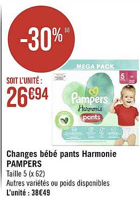 Changes Bébé Pants Harmonie Pampers