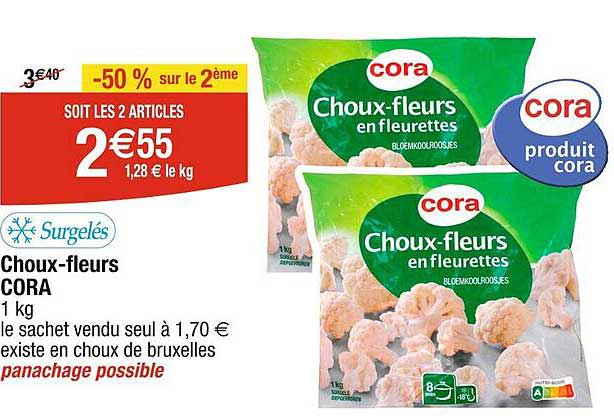 choux-fleurs cora