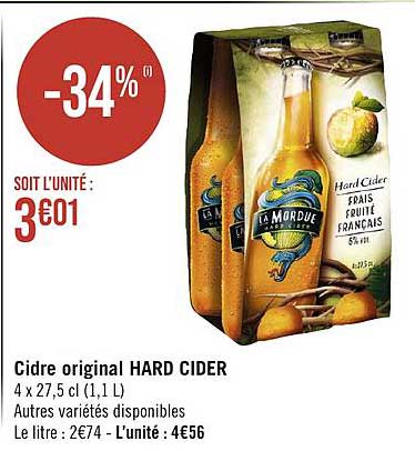 cidre original hard cider