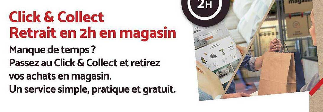click & collect retrait en 2h en magasin