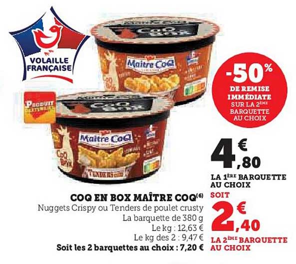 coq en box maître coq