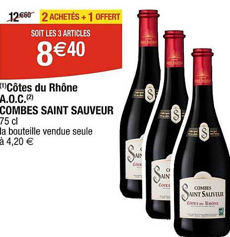 côtes du rhône a.o.c. combes saint sauveur