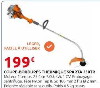coupe-bordures thermique sparta 250tr