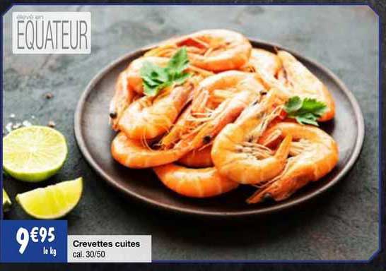Crevettes Cuites