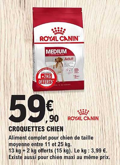 croquettes chien royal canin