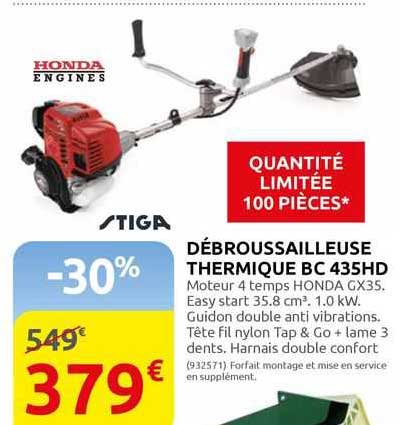 débroussailleuse thermique bc 435hd
