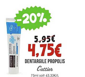 dentargile propolis cattier