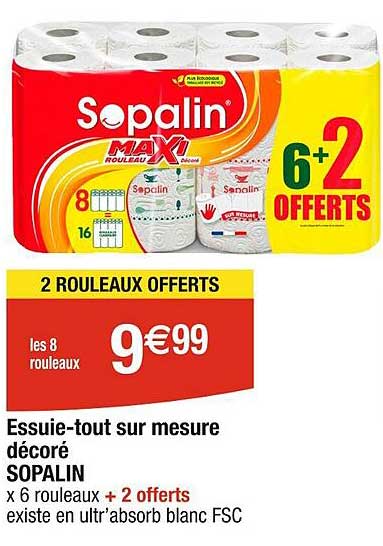Eessuie-tout Sur Mesure Décoré Sopalin