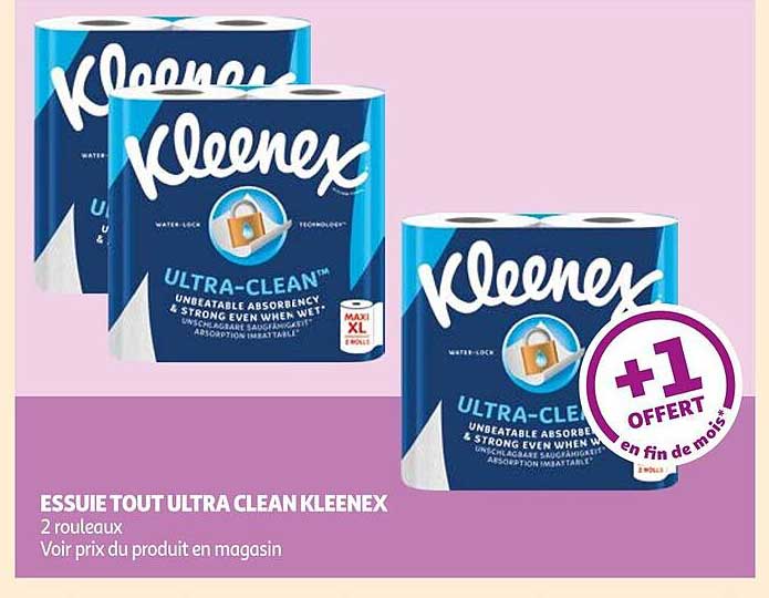 essuie-tout ultra clean kleenex