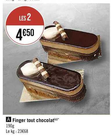 finger tout chocolat