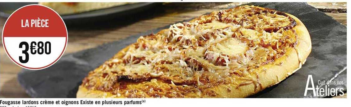 Fougasse Lardons Crème Et Oignons