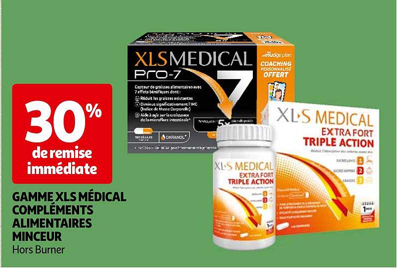 gamme xls médical compléments alimentaires minceur