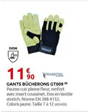 gants bûcherons gt009