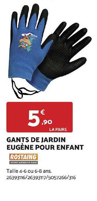gants de jardin eugène pour enfant rostaing
