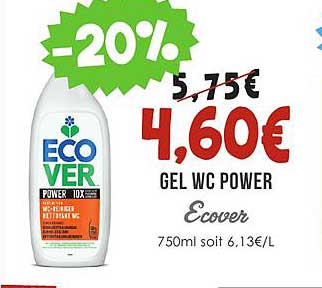 gel wc power ecover