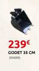 godet 35 cm