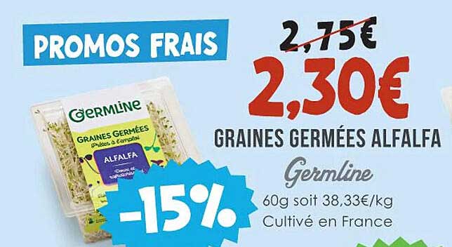graines germées alfalfa germline