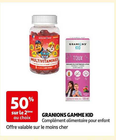 granions gamme kid