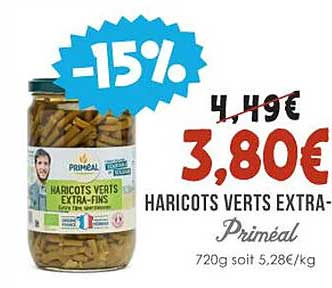 haricots verts extra-fins priméal