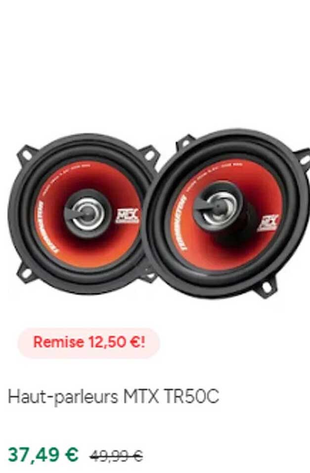 Haut-parleurs Mtx Tr50c
