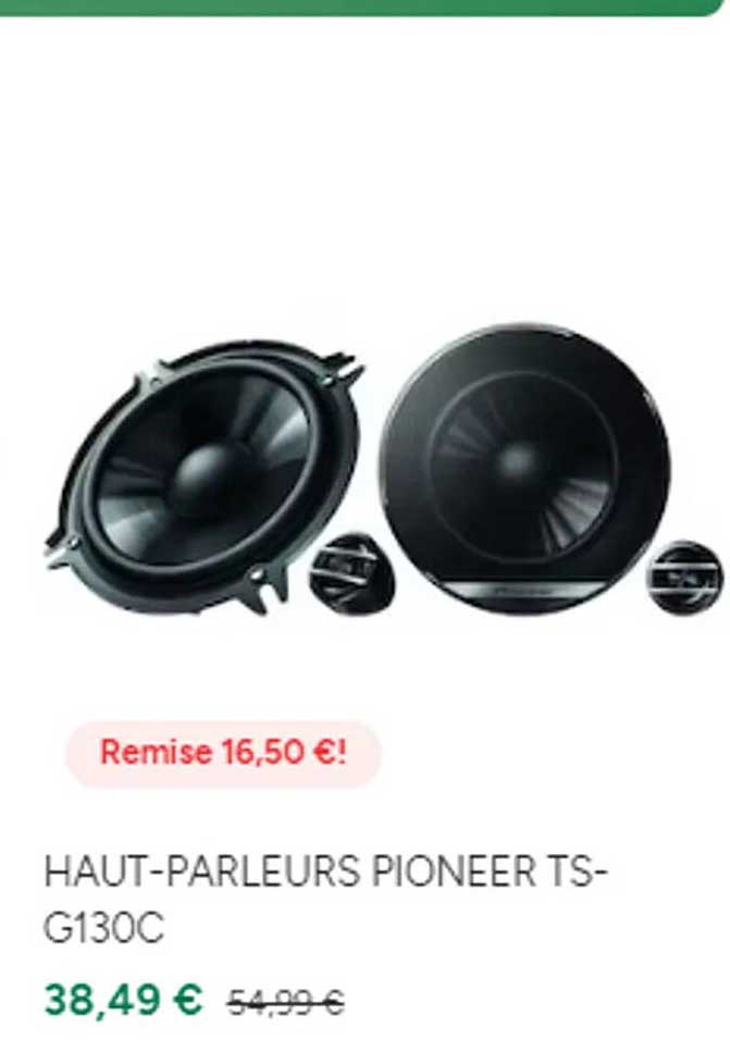 haut-parleurs pioneer ts-g130c