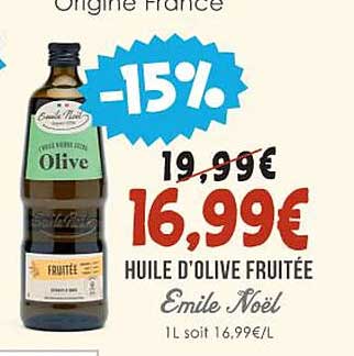 Huile D'olive Fruitée émile Noël