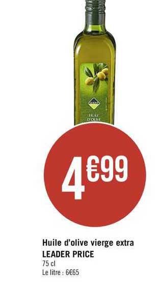 huile d'olive vierge extra leader price