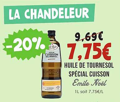 huile de tournesol spécial cuisson émile noël