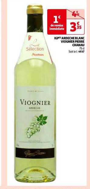 igp ardèche blanc viognier pierre chanau