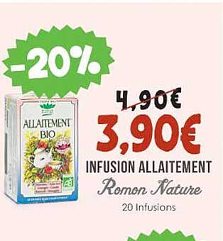infusion allaitement romon nature