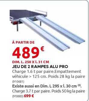 Jeu De 2 Rampes Alu Pro
