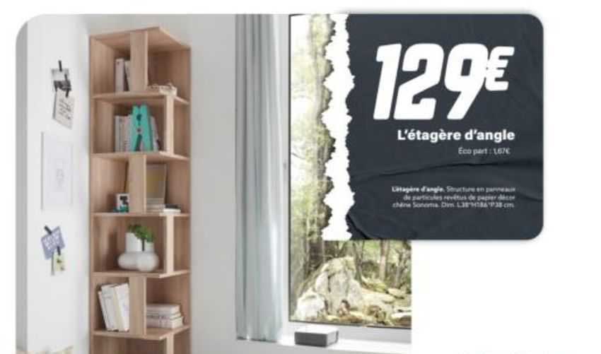 l'étagère d'angle