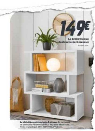 la bibliothèque destructurée 3 niveaux