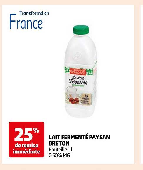 lait fermenté paysan breton