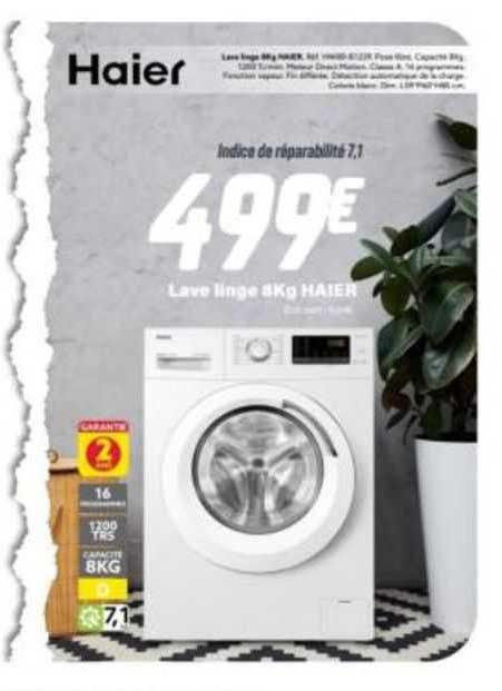 lave linge haier