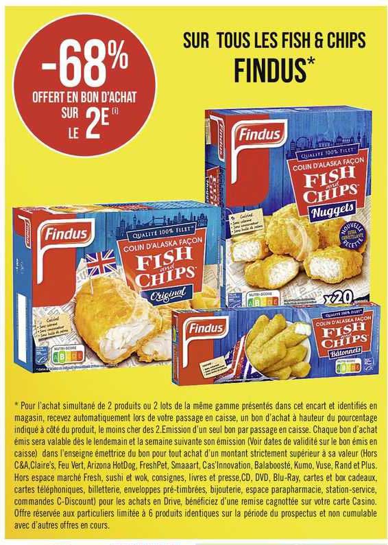 Les Fish  & Chips Findus