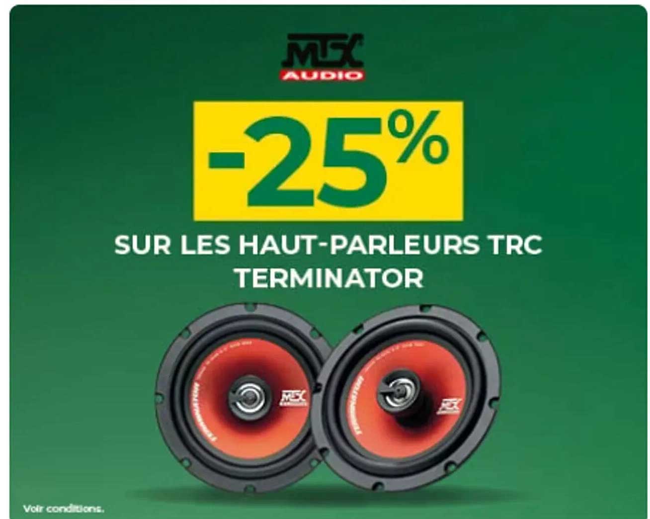 les haut-parleurs trc terminator