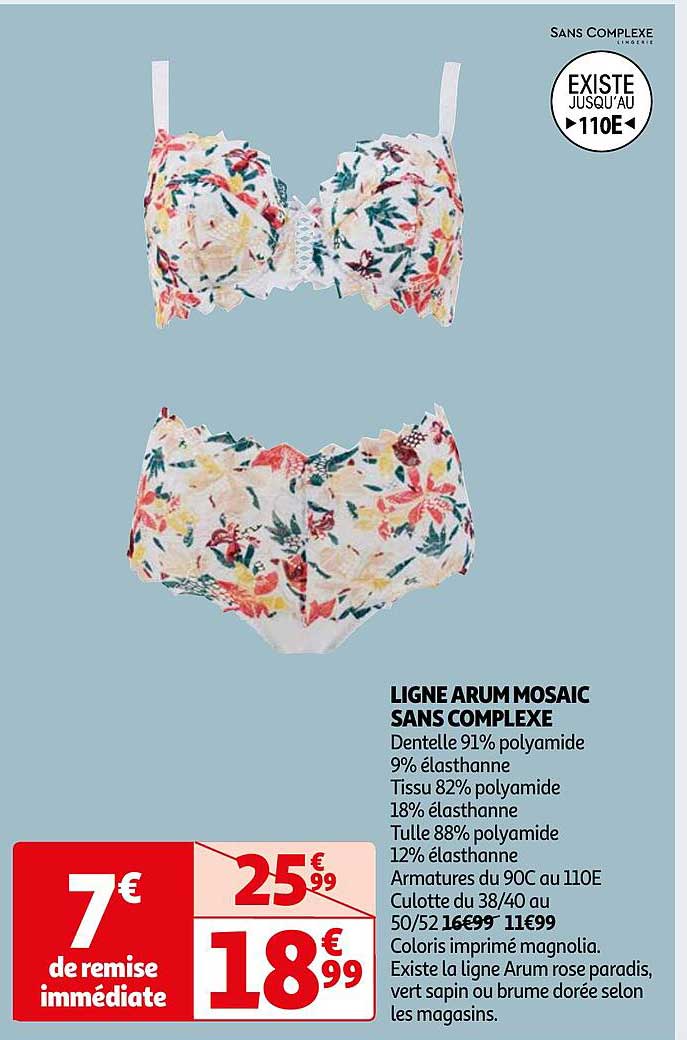 ligne arum mosaïc sans complexe