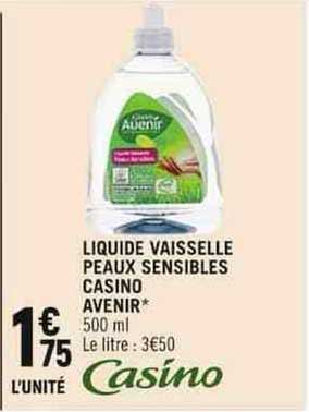 liquide vaisselle peaux sensibles casino avenir