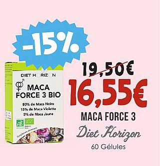maca force 3 diet horizon