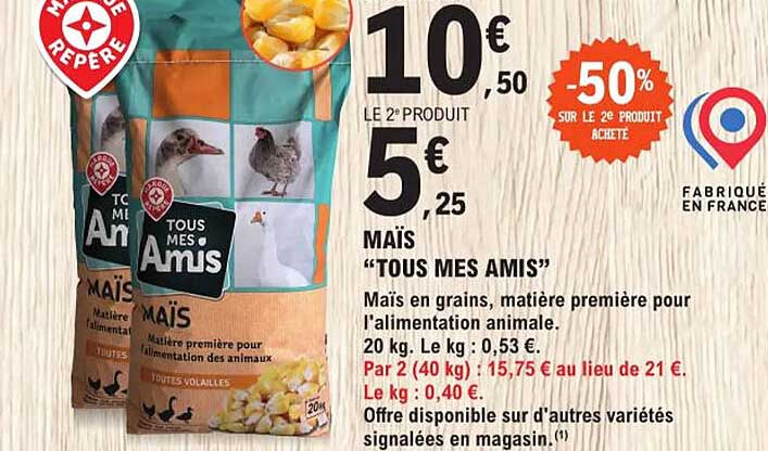 maïs "tous mes amis"