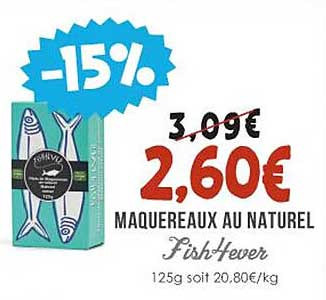 maquereaux au naturel fish 4 ever