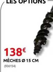 Mèches ø 15 Cm