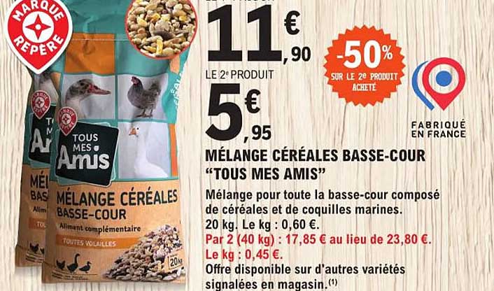 mélange céréales basse-cour "tous mes amis"
